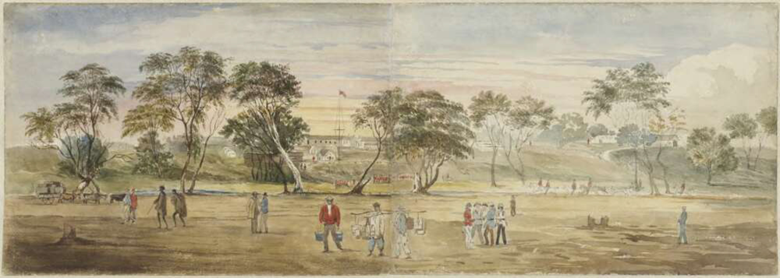 People seen working on fields