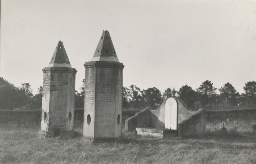 Two burning towers