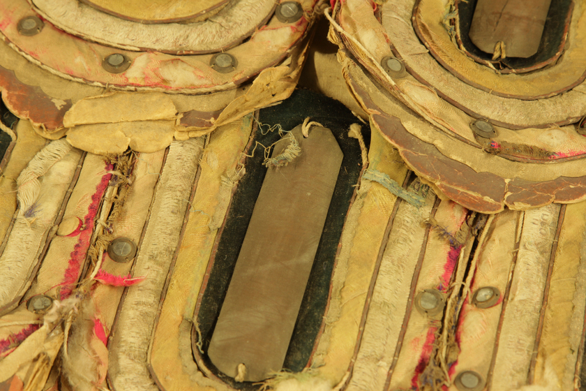 Close-up of scales on a Chinese dragon body