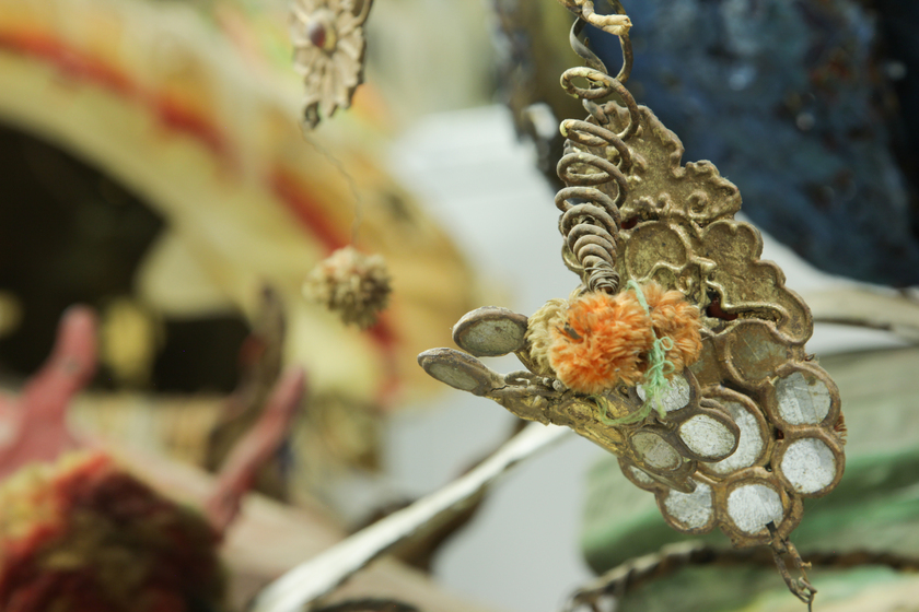 Head ornament on Chinese dragon head