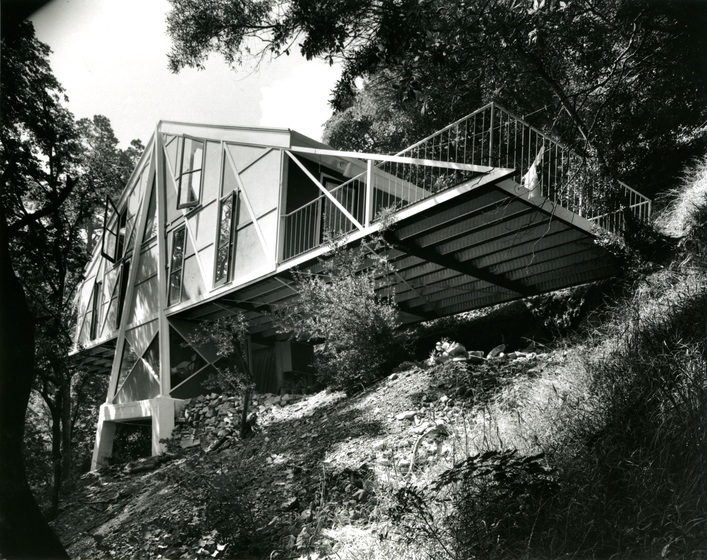 House built atop a hill