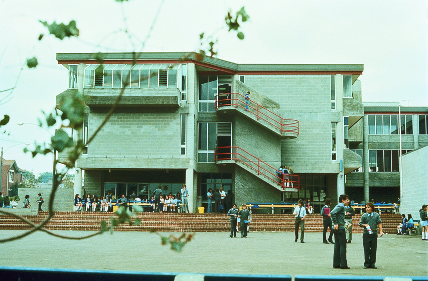 Exterior of a school building