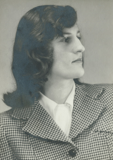 Profile portrait of woman