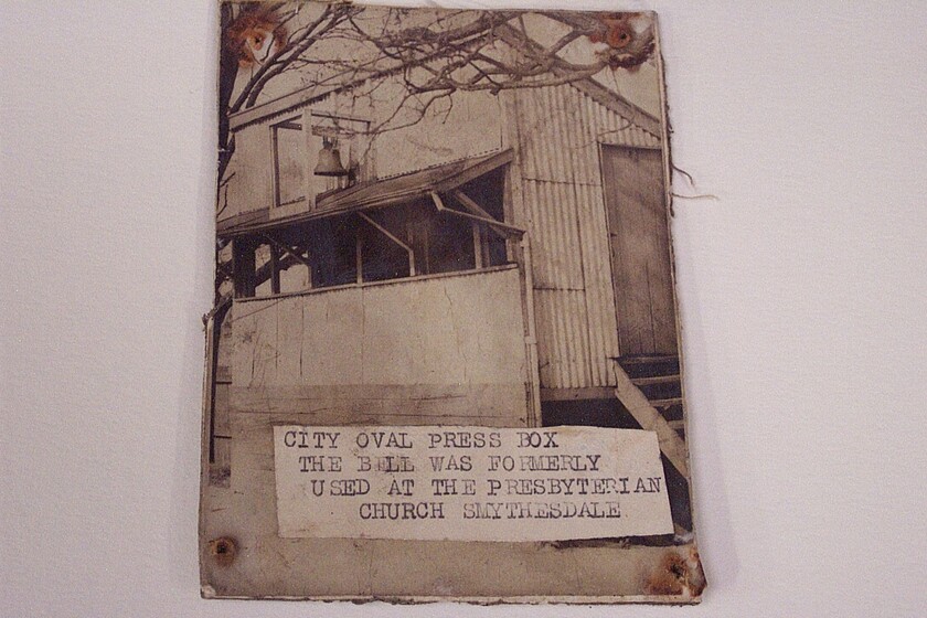 Monochrome photograph of house