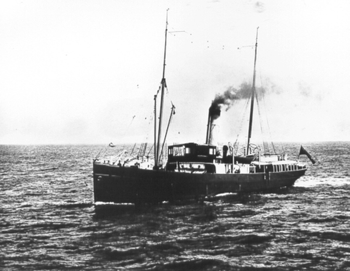 Ship on the water
