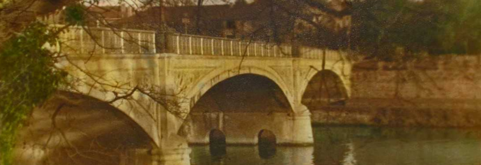view of a bridge over a river