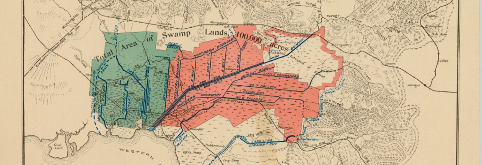 a map of swamp lands 