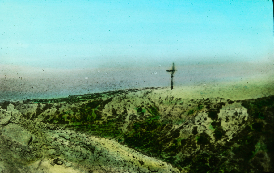 Cross on a hill