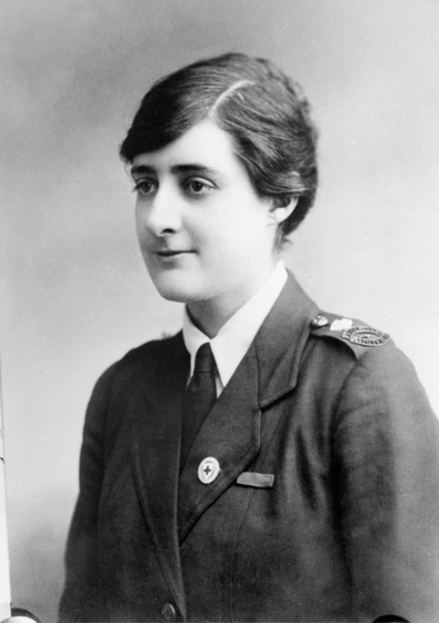 Portrait of Vera Deakin in Red Cross Uniform