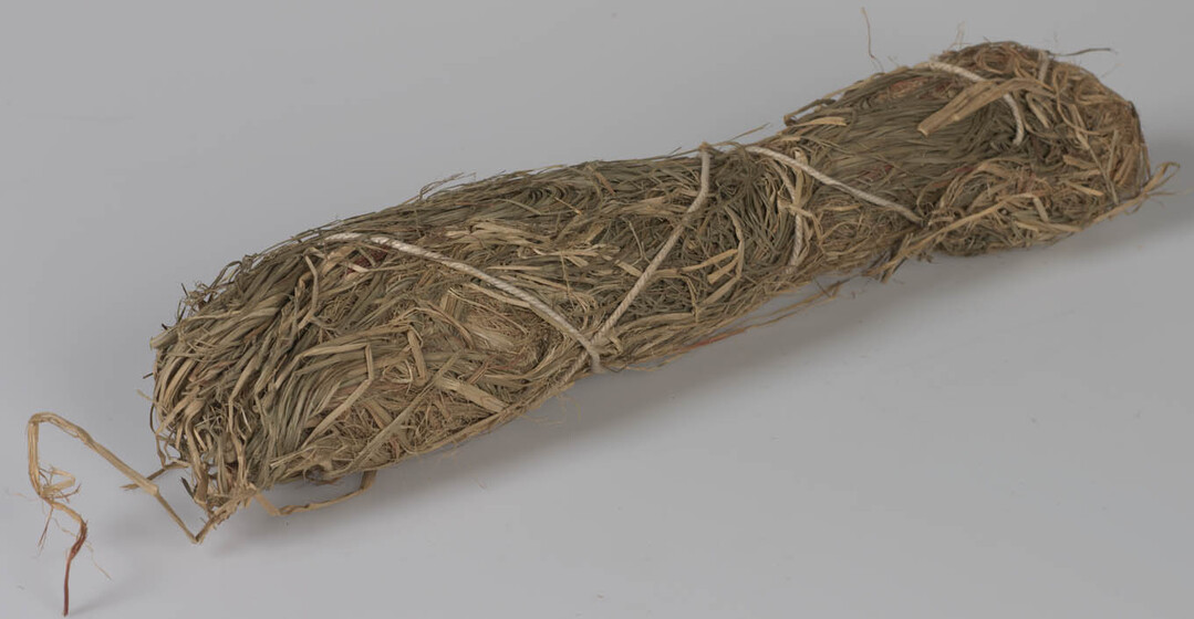 Bundle of dried grass.