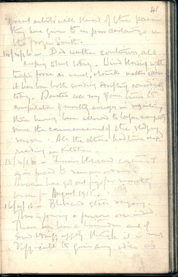 page of handwriting