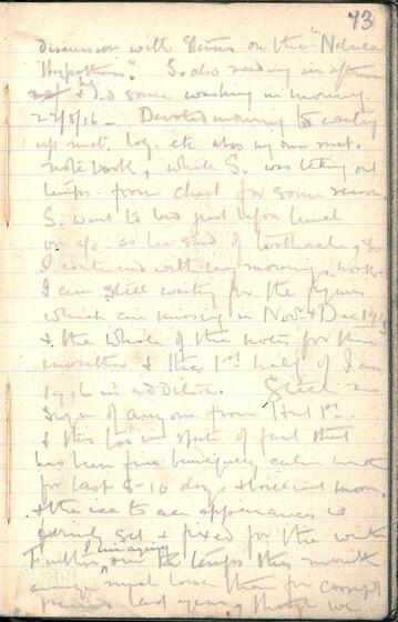 Page of handwriting.