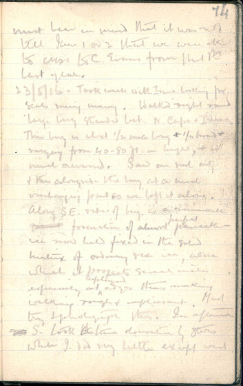 Page of handwriting.