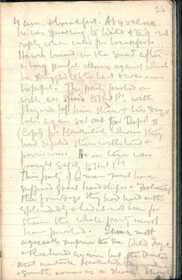 Page of handwriting.