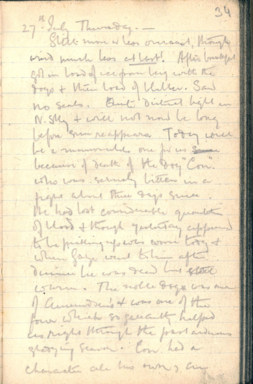 Page of handwriting.