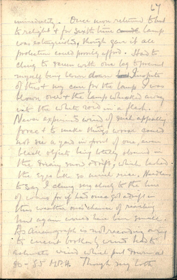 Page of handwriting.