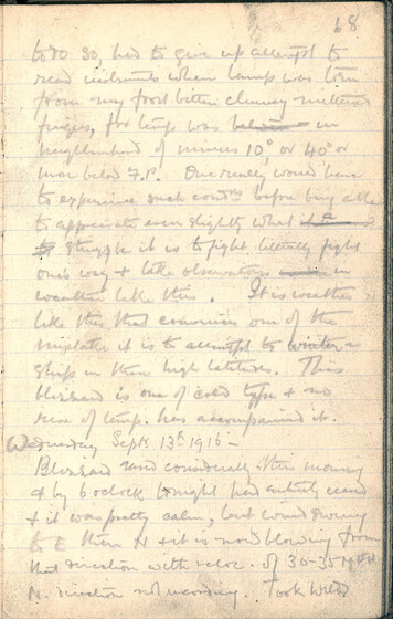 Page of handwriting.