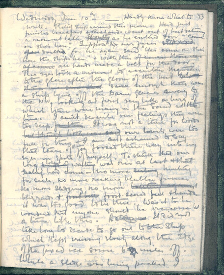 page of old fashioned hand writing