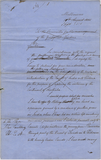 Page of ink pen cursive handwriting on an aged piece of paper.