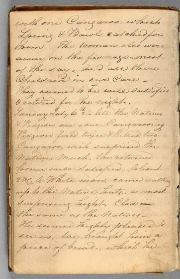 Page of ink pen cursive handwriting on an aged piece of paper.