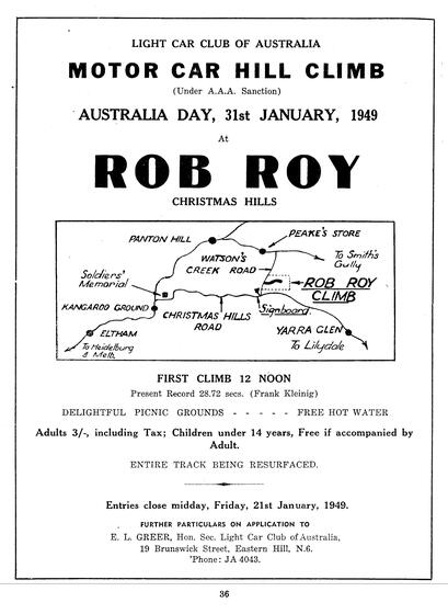 Cover of a program showing a hand drawn map of place names and roads, as well as text outlining the event details and dates.
