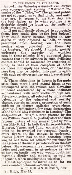 Newspaper article on slightly browning paper.
