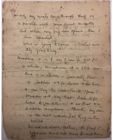 Handwritten letter