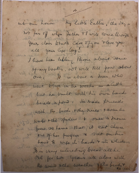 Handwritten letter