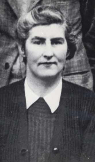 Black and white Photograph of a woman 