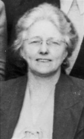Black and White Photograph of woman with glasses